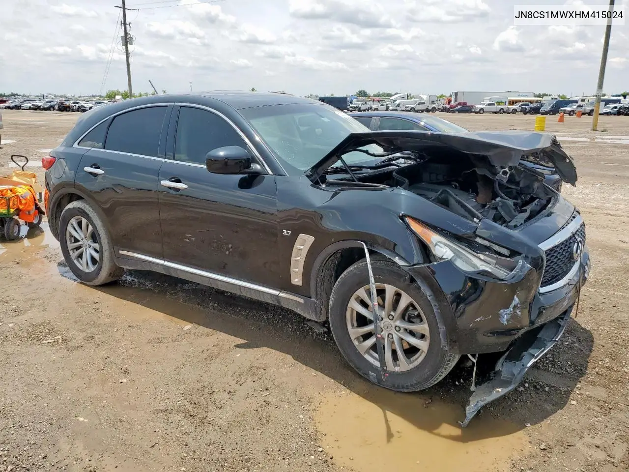 2017 Infiniti Qx70 VIN: JN8CS1MWXHM415024 Lot: 59023795