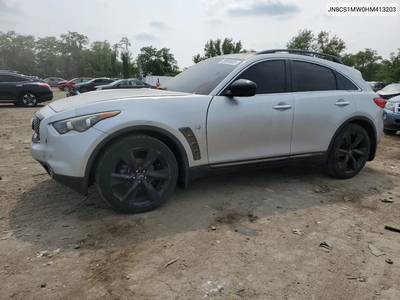 2017 Infiniti Qx70 VIN: JN8CS1MW0HM413203 Lot: 59965655