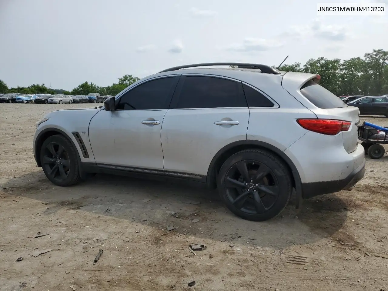 2017 Infiniti Qx70 VIN: JN8CS1MW0HM413203 Lot: 59965655