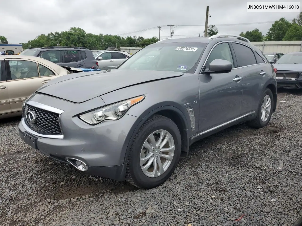 2017 Infiniti Qx70 VIN: JN8CS1MW9HM416018 Lot: 60274225