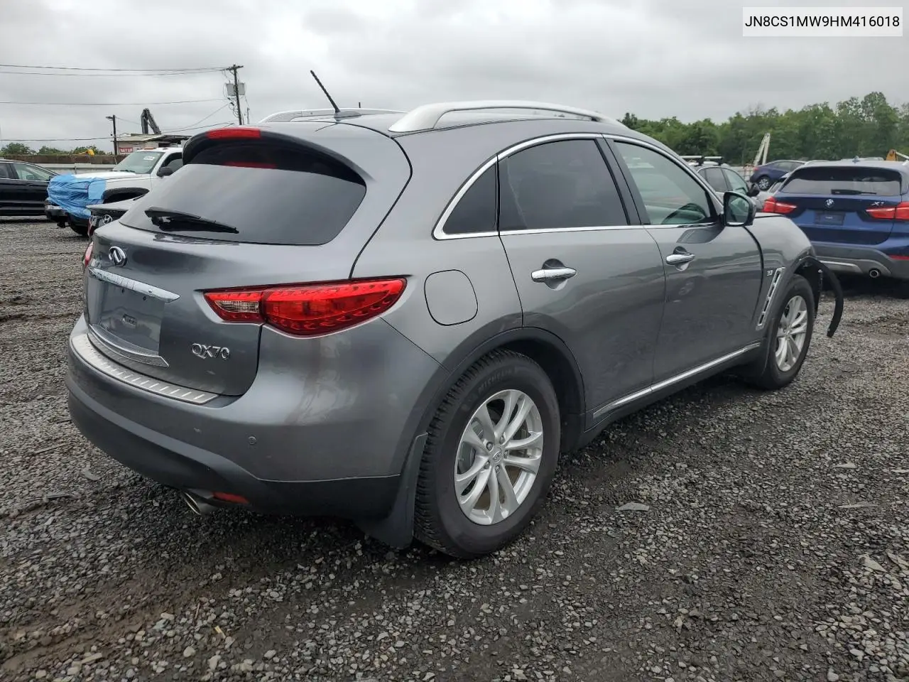 2017 Infiniti Qx70 VIN: JN8CS1MW9HM416018 Lot: 60274225