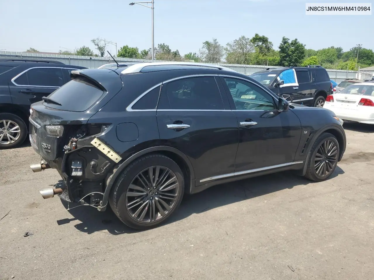 2017 Infiniti Qx70 VIN: JN8CS1MW6HM410984 Lot: 60535365