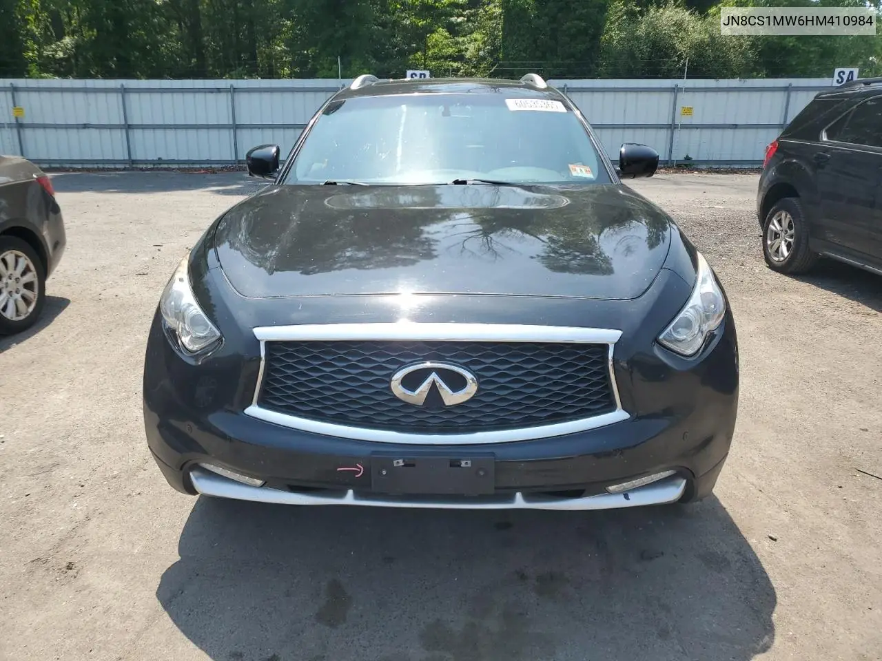 2017 Infiniti Qx70 VIN: JN8CS1MW6HM410984 Lot: 60535365