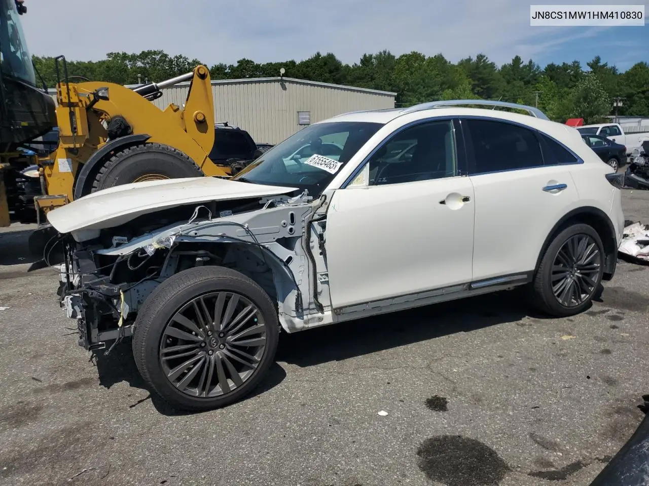 2017 Infiniti Qx70 VIN: JN8CS1MW1HM410830 Lot: 61555465