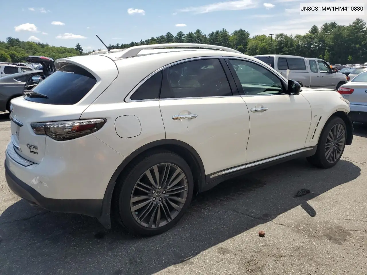 2017 Infiniti Qx70 VIN: JN8CS1MW1HM410830 Lot: 61555465