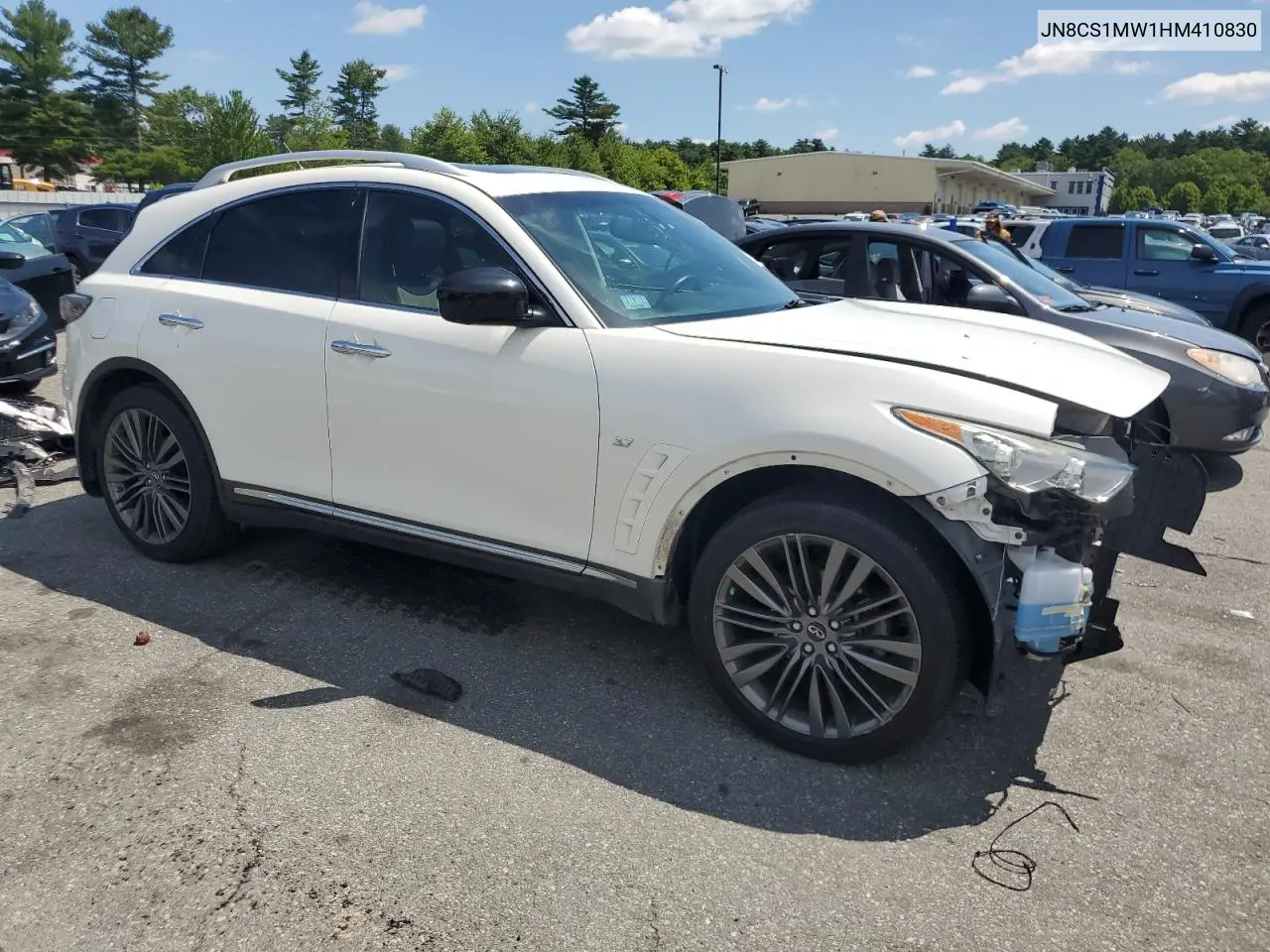 2017 Infiniti Qx70 VIN: JN8CS1MW1HM410830 Lot: 61555465