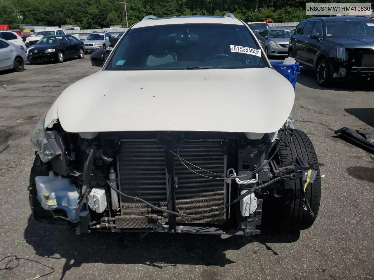 2017 Infiniti Qx70 VIN: JN8CS1MW1HM410830 Lot: 61555465
