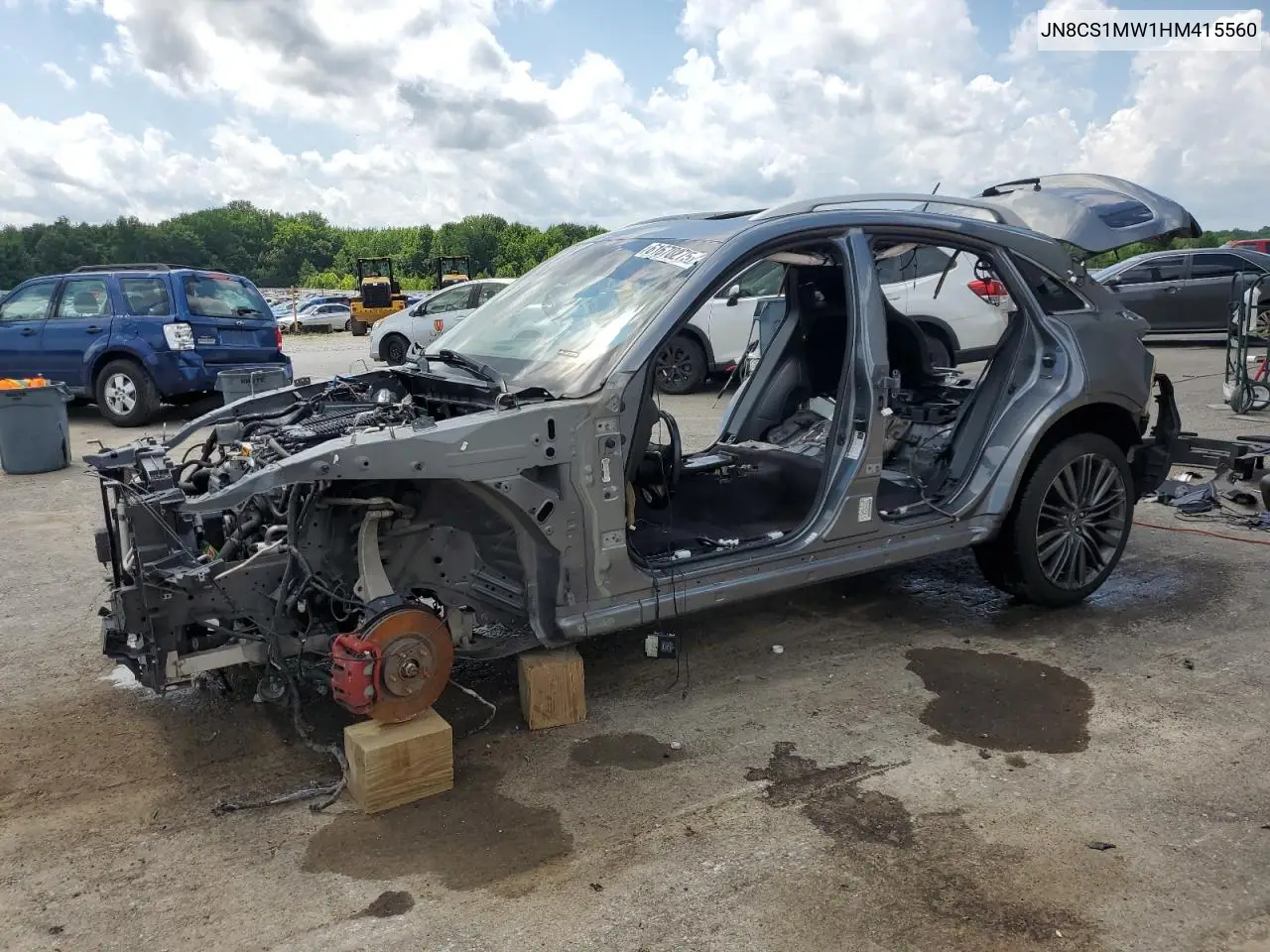 2017 Infiniti Qx70 VIN: JN8CS1MW1HM415560 Lot: 61670275