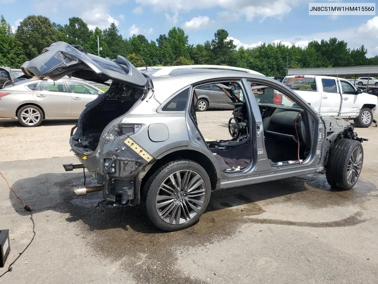 2017 Infiniti Qx70 VIN: JN8CS1MW1HM415560 Lot: 61670275