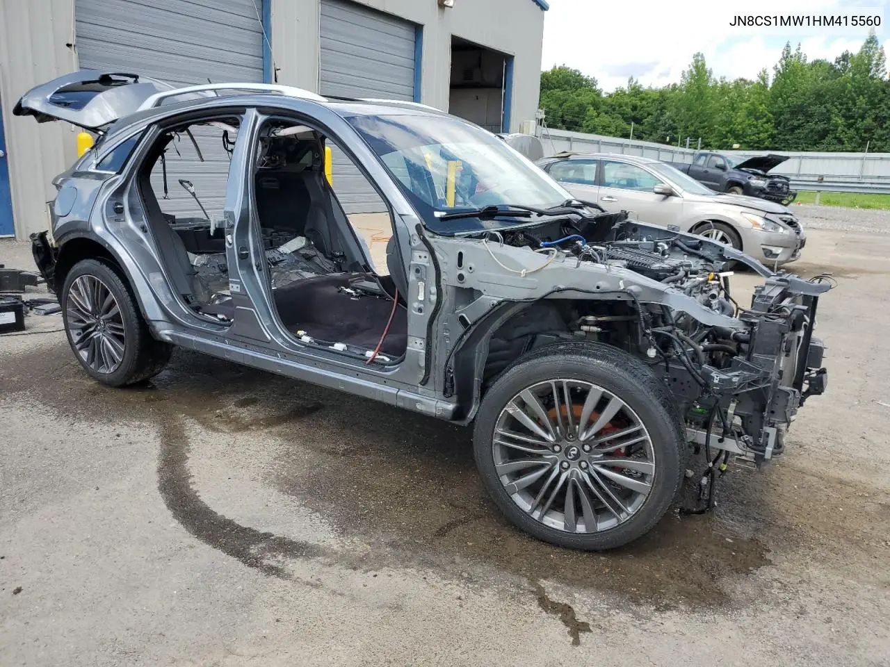 2017 Infiniti Qx70 VIN: JN8CS1MW1HM415560 Lot: 61670275