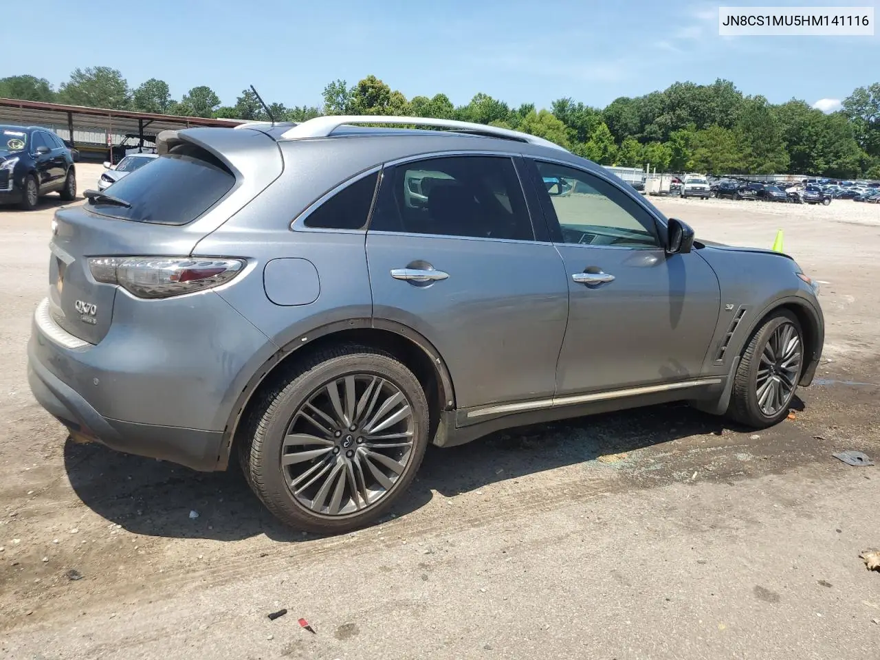 2017 Infiniti Qx70 VIN: JN8CS1MU5HM141116 Lot: 62124125