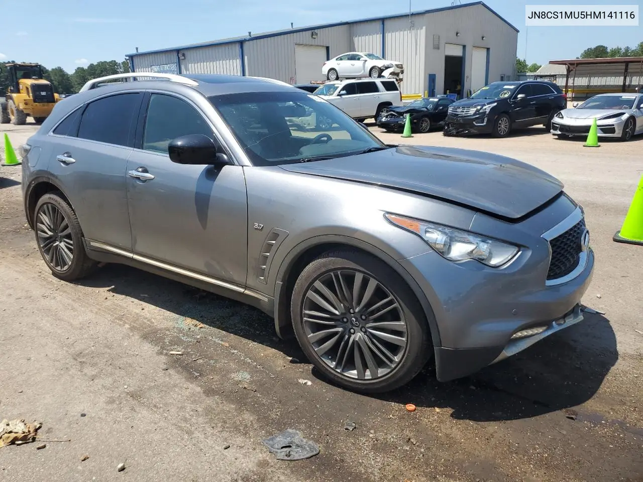 2017 Infiniti Qx70 VIN: JN8CS1MU5HM141116 Lot: 62124125