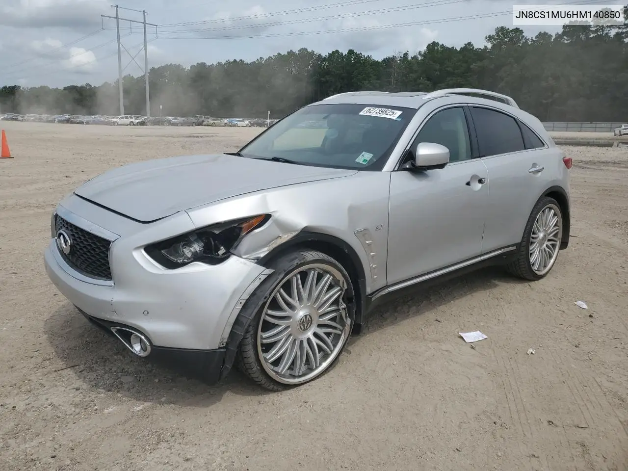 2017 Infiniti Qx70 VIN: JN8CS1MU6HM140850 Lot: 62739825