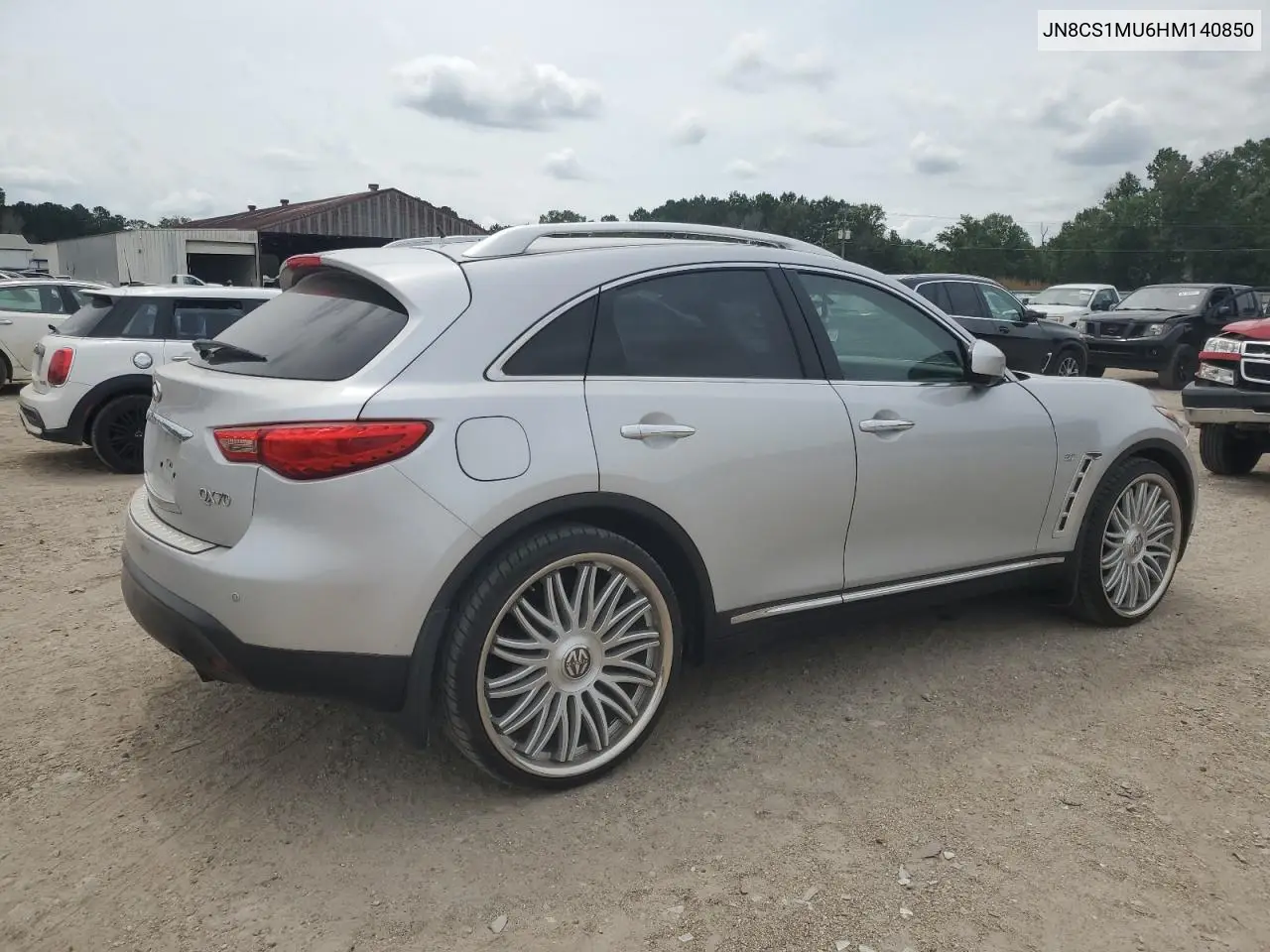 2017 Infiniti Qx70 VIN: JN8CS1MU6HM140850 Lot: 62739825