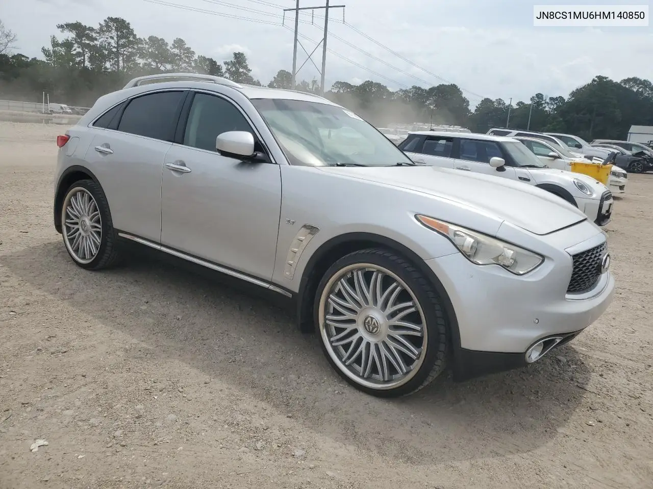2017 Infiniti Qx70 VIN: JN8CS1MU6HM140850 Lot: 62739825