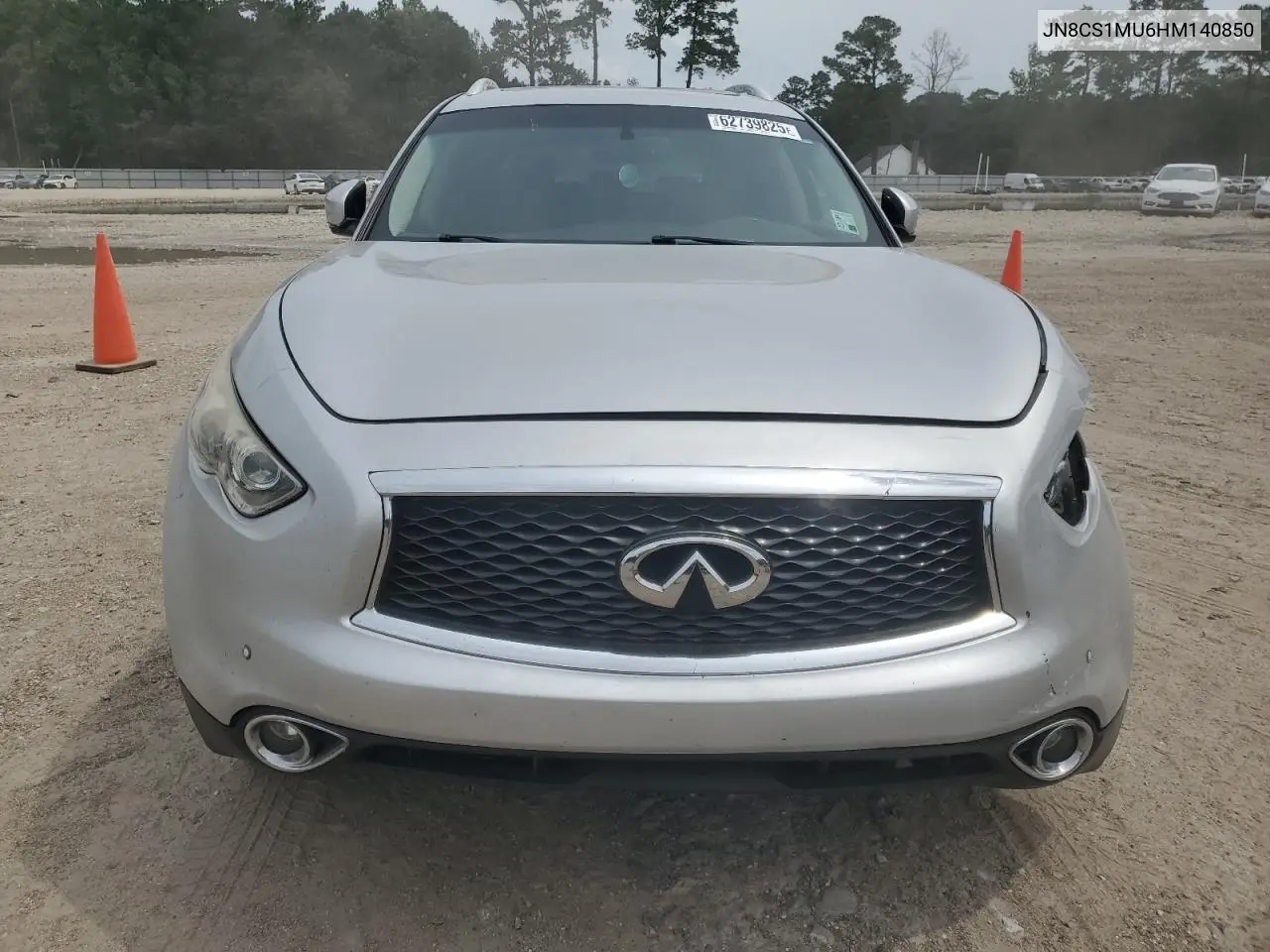 2017 Infiniti Qx70 VIN: JN8CS1MU6HM140850 Lot: 62739825