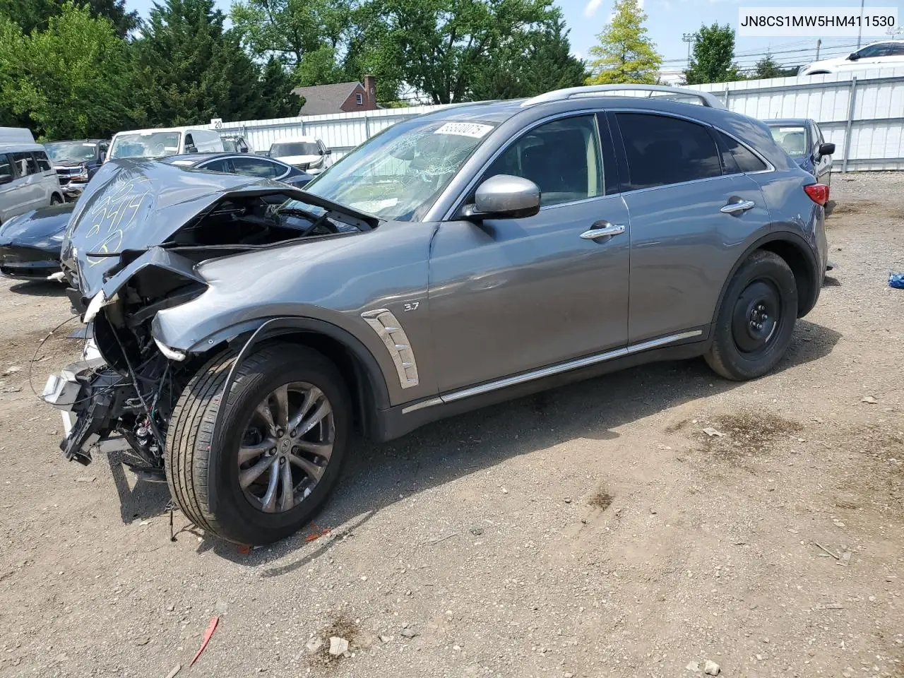 2017 Infiniti Qx70 VIN: JN8CS1MW5HM411530 Lot: 63300075