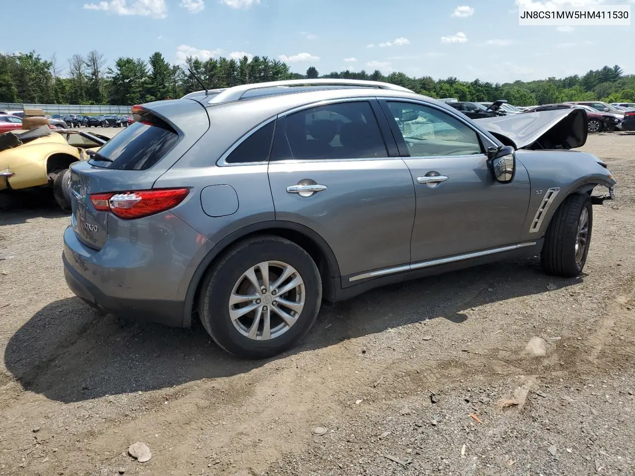 2017 Infiniti Qx70 VIN: JN8CS1MW5HM411530 Lot: 63300075