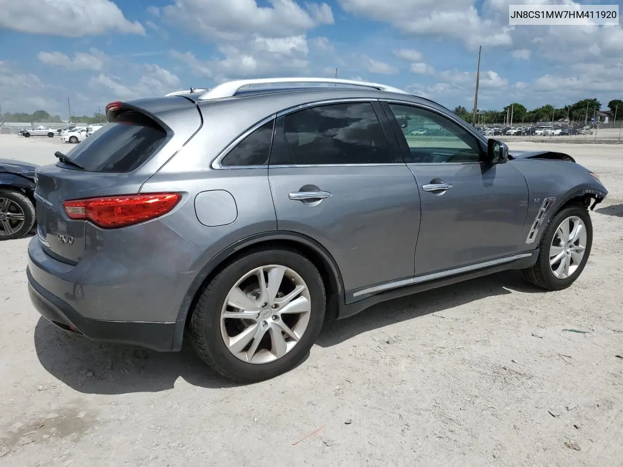 2017 Infiniti Qx70 VIN: JN8CS1MW7HM411920 Lot: 63930635