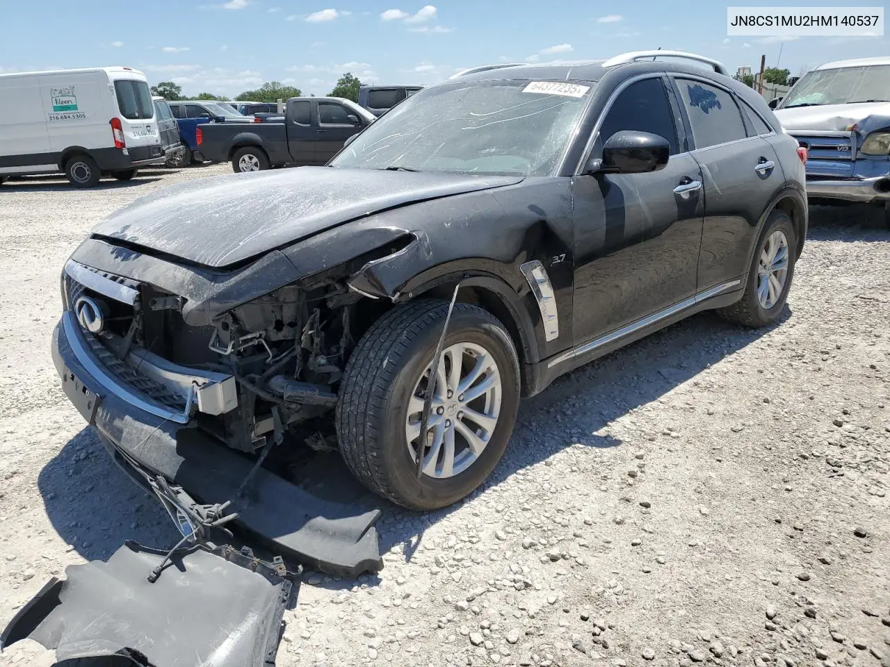 2017 Infiniti Qx70 VIN: JN8CS1MU2HM140537 Lot: 64377235