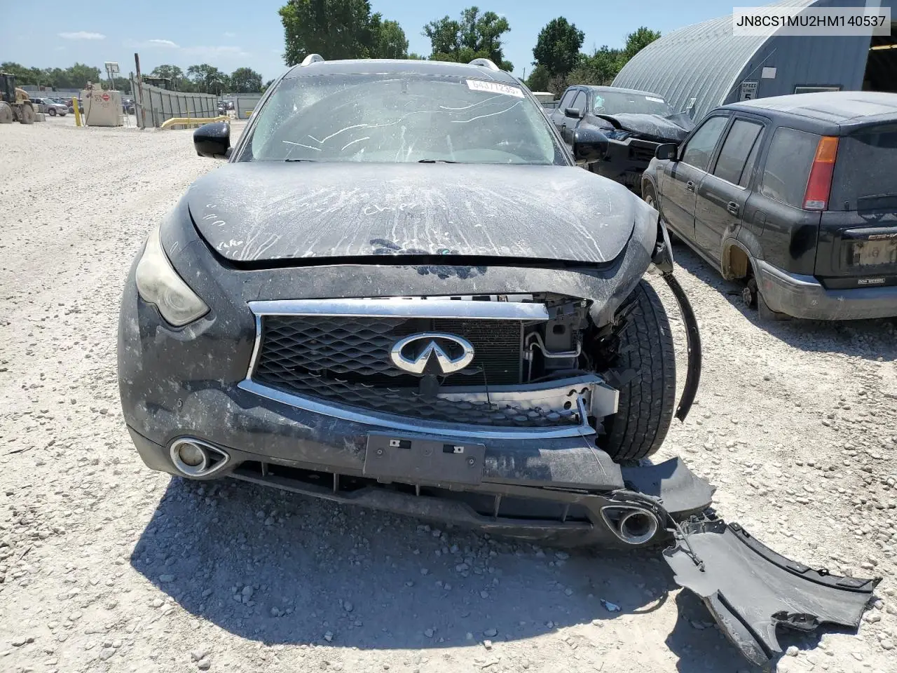 2017 Infiniti Qx70 VIN: JN8CS1MU2HM140537 Lot: 64377235