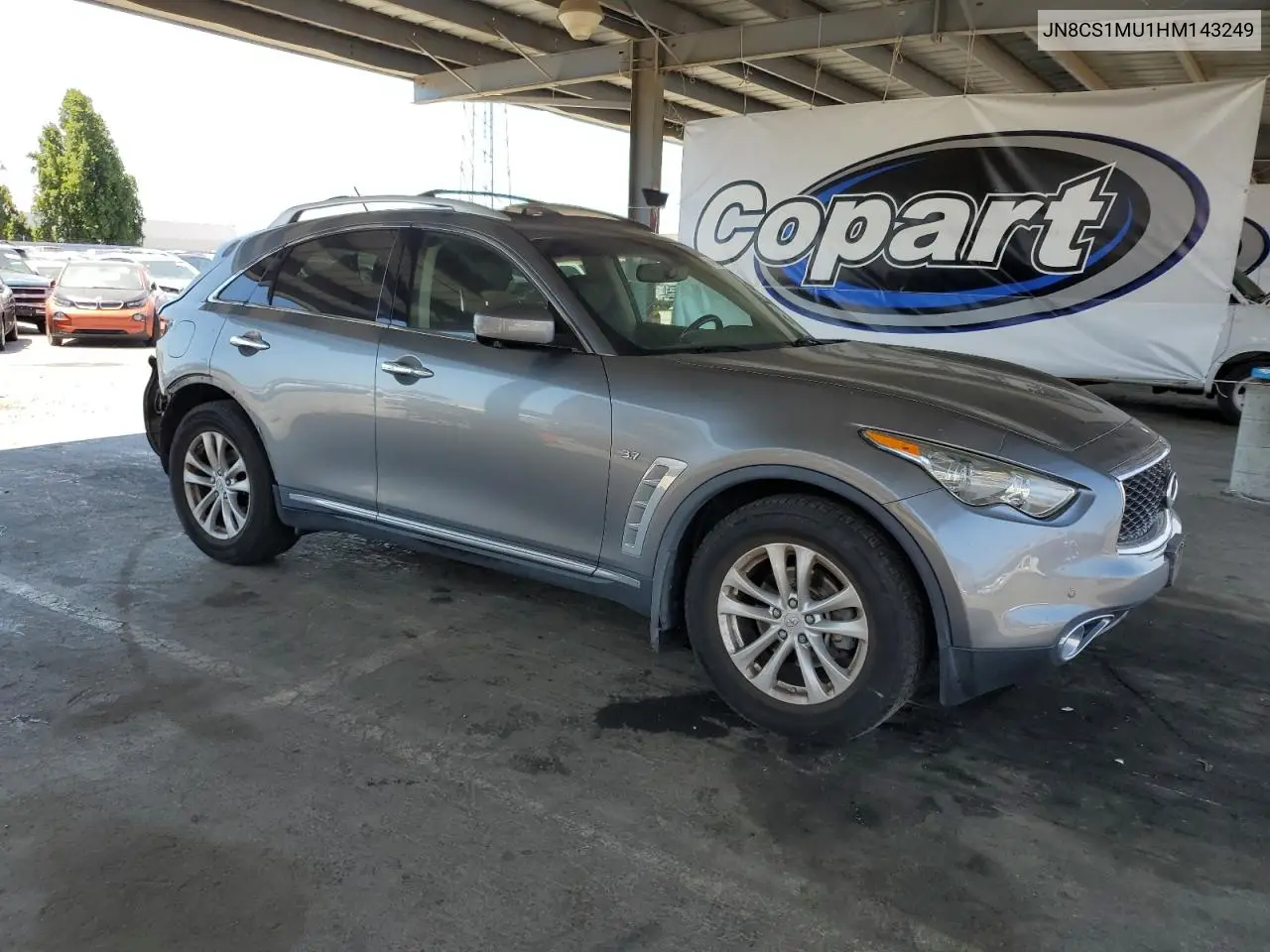 2017 Infiniti Qx70 VIN: JN8CS1MU1HM143249 Lot: 64604395