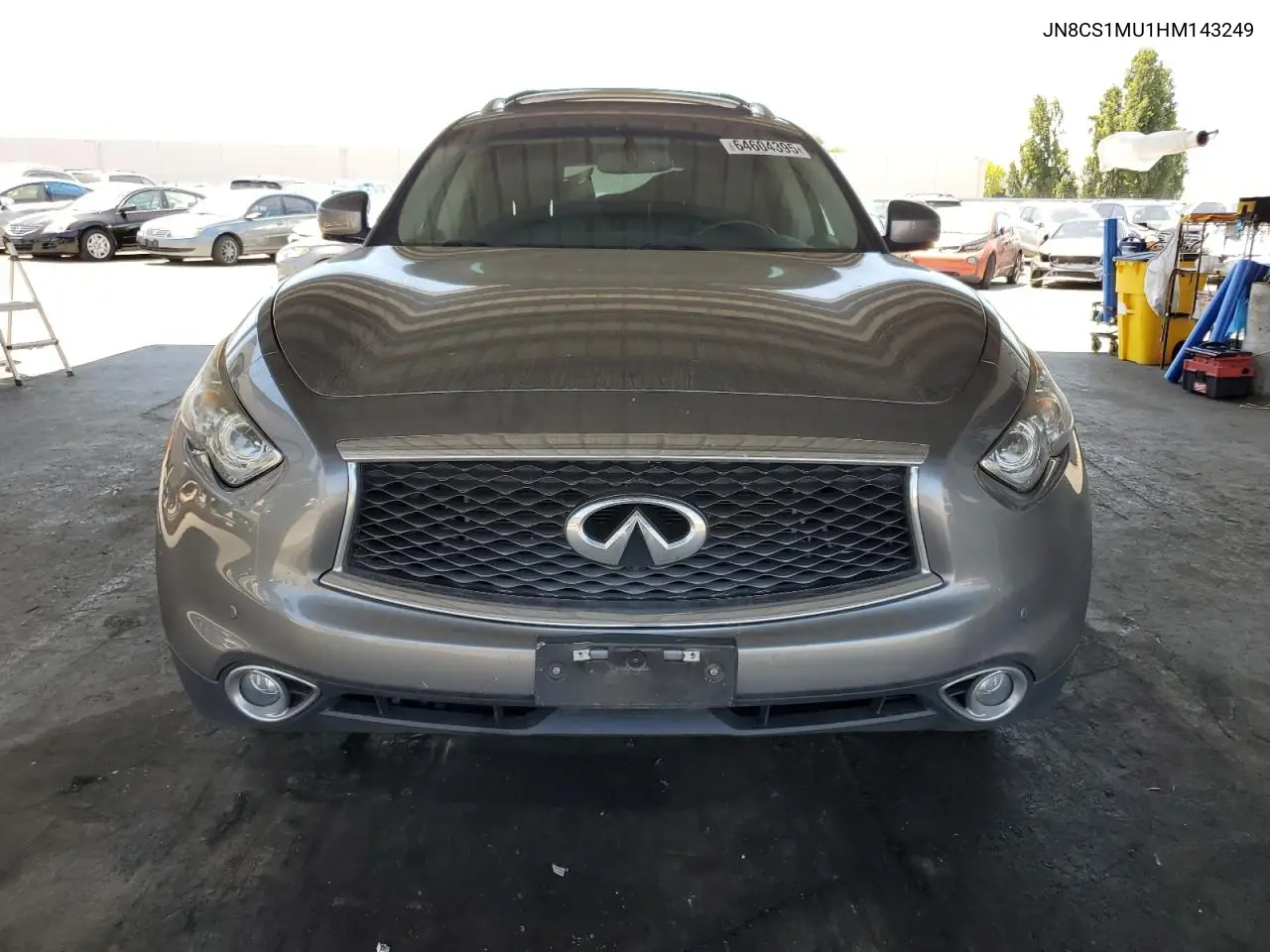 2017 Infiniti Qx70 VIN: JN8CS1MU1HM143249 Lot: 64604395