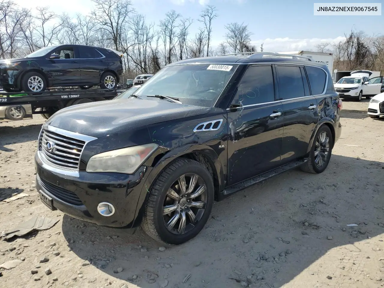 2014 Infiniti Qx80 VIN: JN8AZ2NEXE9067545 Lot: 50030015