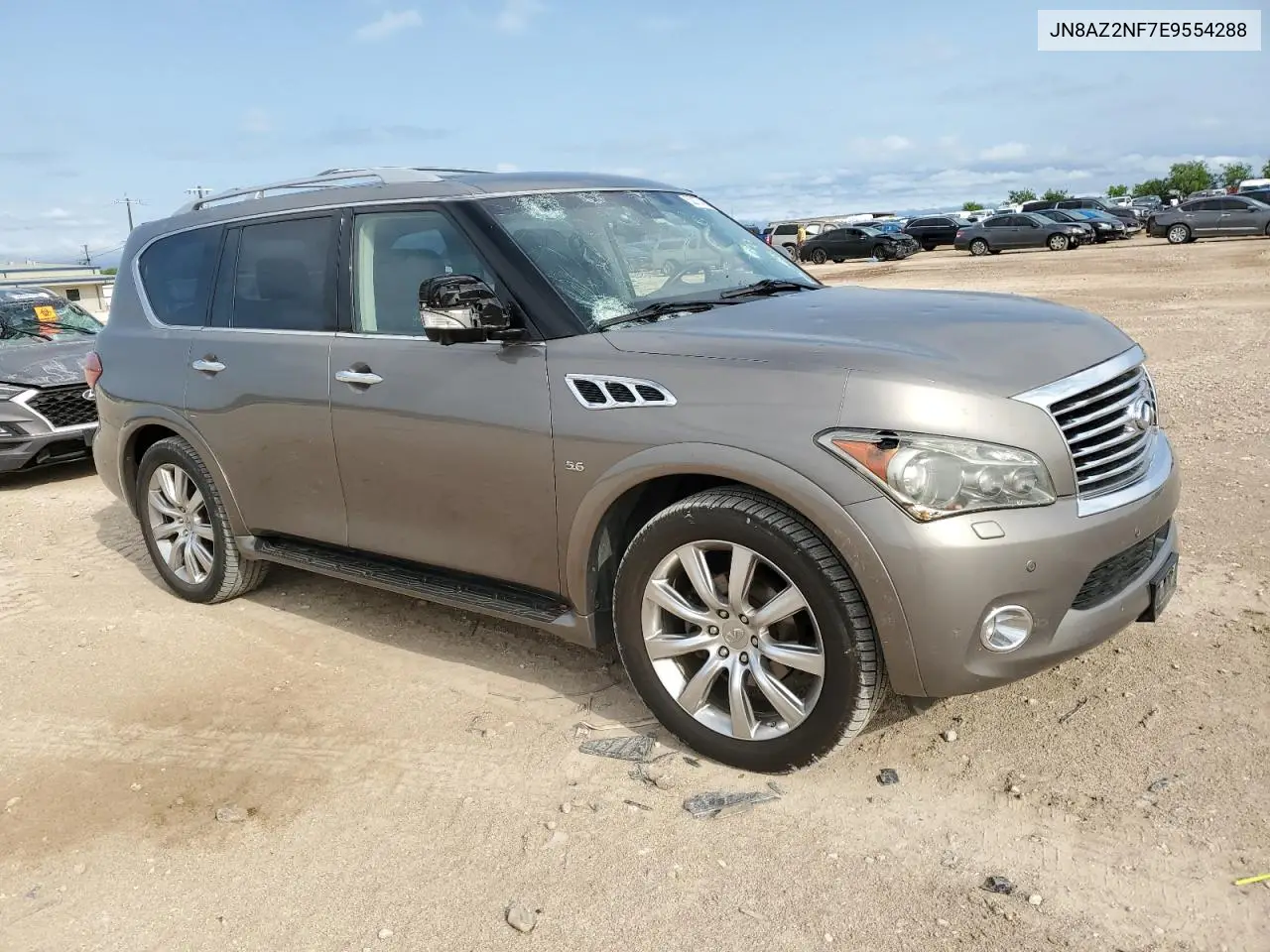 2014 Infiniti Qx80 VIN: JN8AZ2NF7E9554288 Lot: 52077455