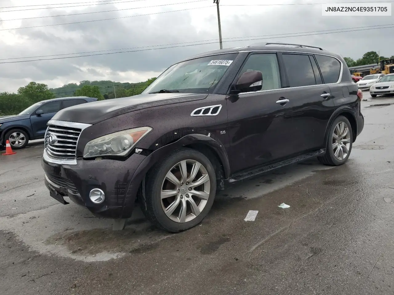 2014 Infiniti Qx80 VIN: JN8AZ2NC4E9351705 Lot: 54616075