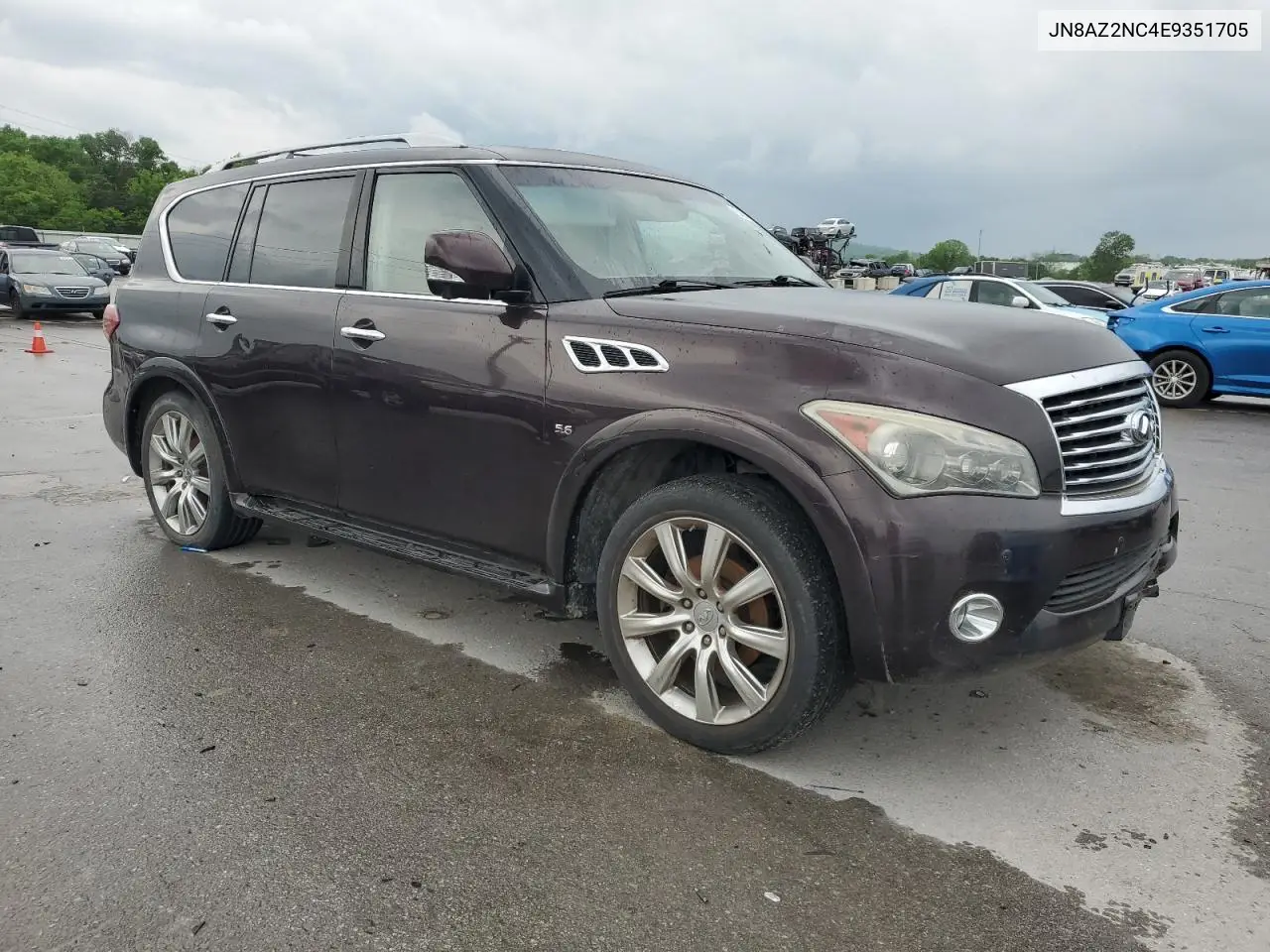 2014 Infiniti Qx80 VIN: JN8AZ2NC4E9351705 Lot: 54616075
