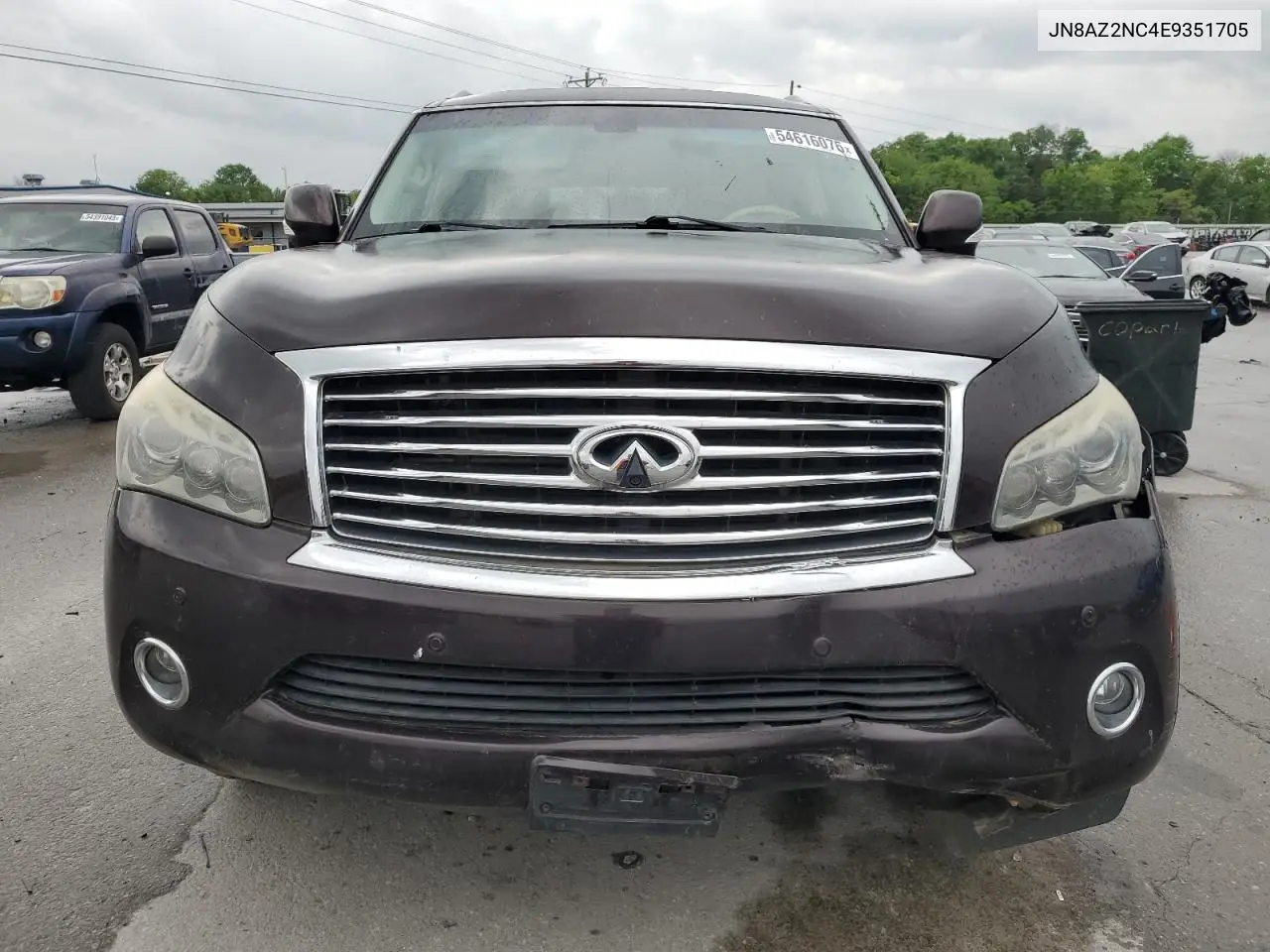 2014 Infiniti Qx80 VIN: JN8AZ2NC4E9351705 Lot: 54616075