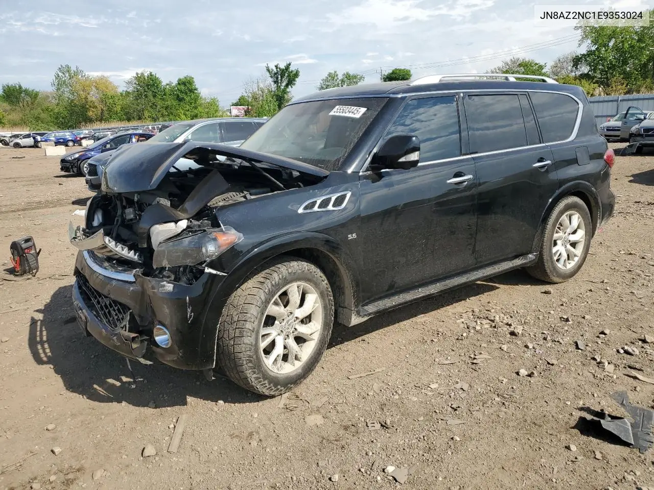 2014 Infiniti Qx80 VIN: JN8AZ2NC1E9353024 Lot: 55503445