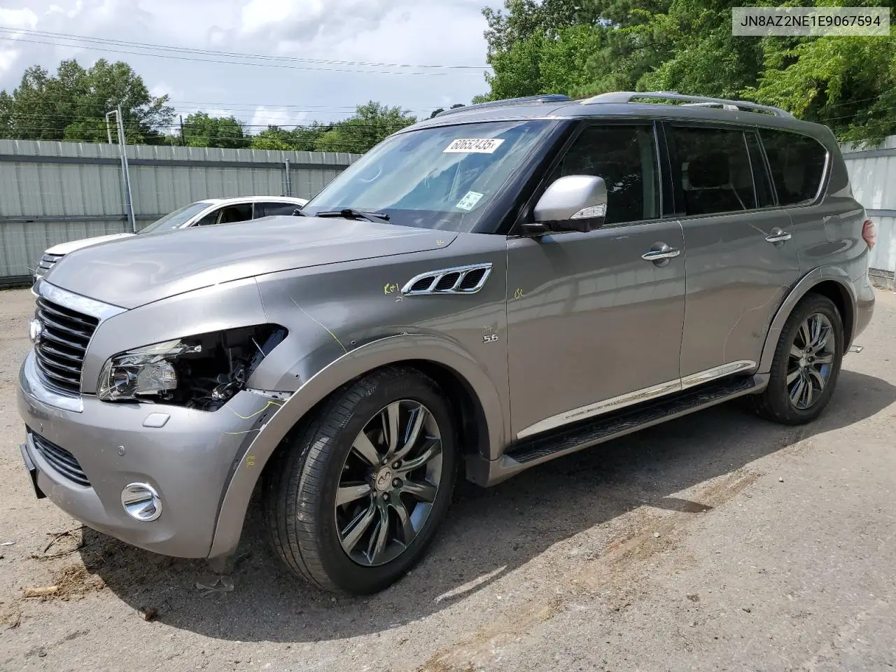 2014 Infiniti Qx80 VIN: JN8AZ2NE1E9067594 Lot: 60652435