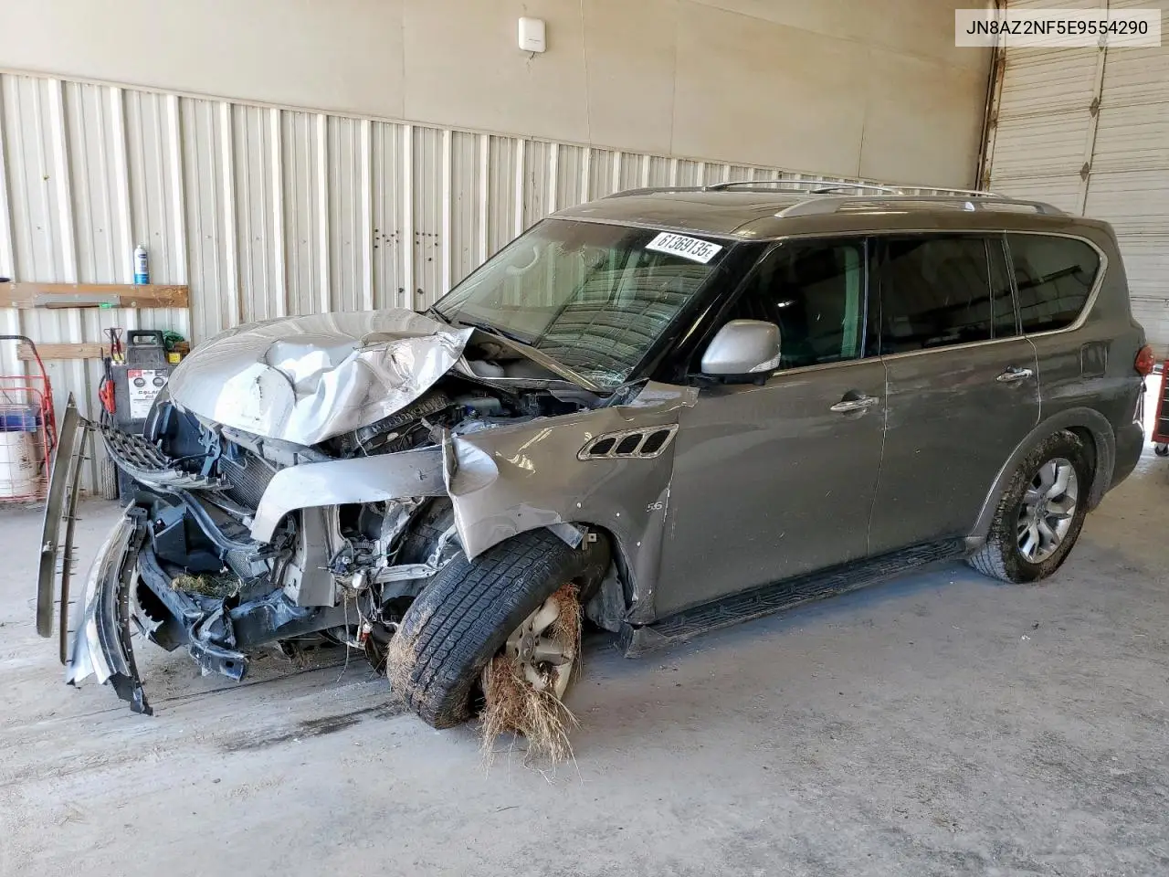 2014 Infiniti Qx80 VIN: JN8AZ2NF5E9554290 Lot: 61369135