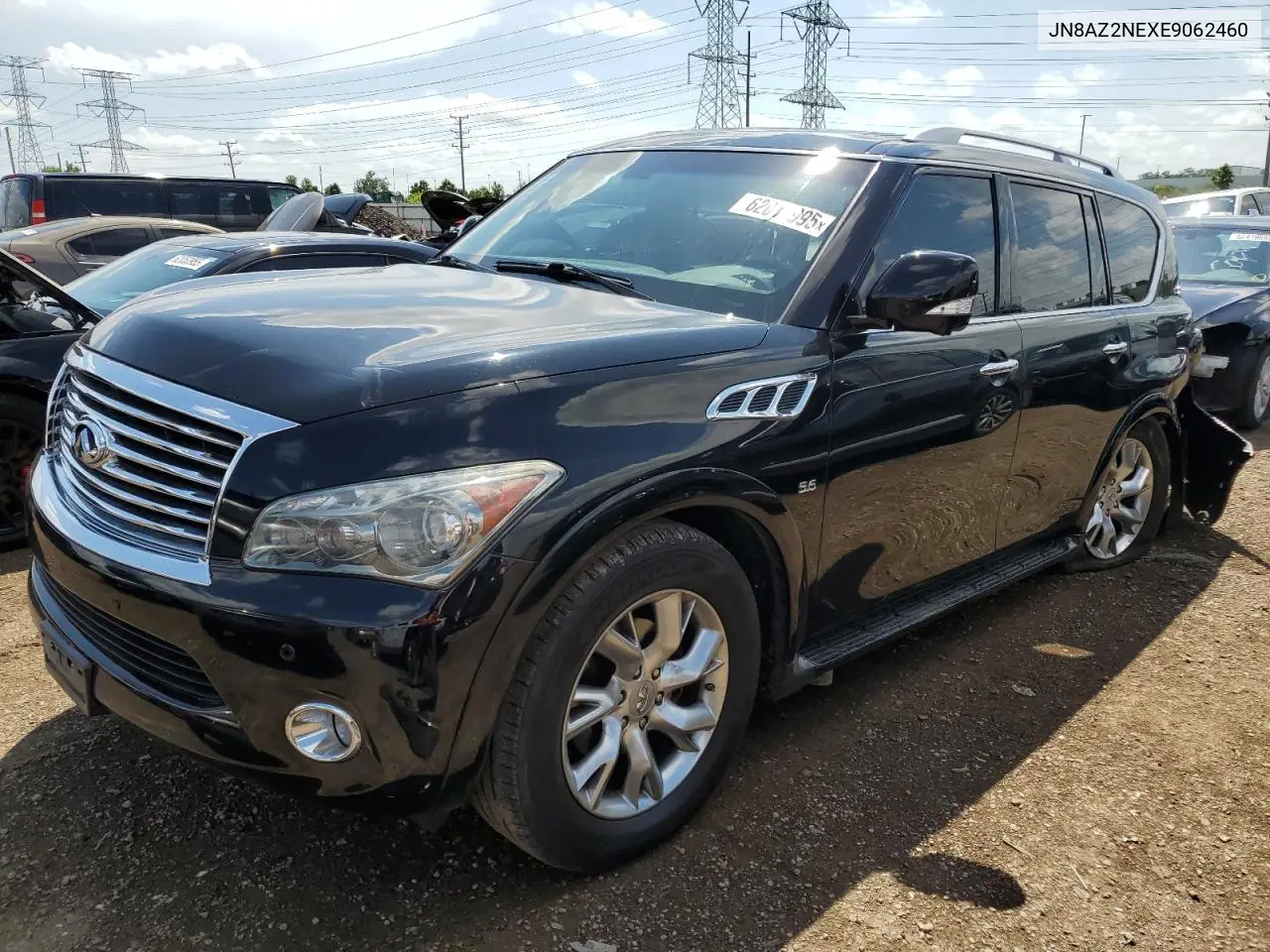 2014 Infiniti Qx80 VIN: JN8AZ2NEXE9062460 Lot: 62013995