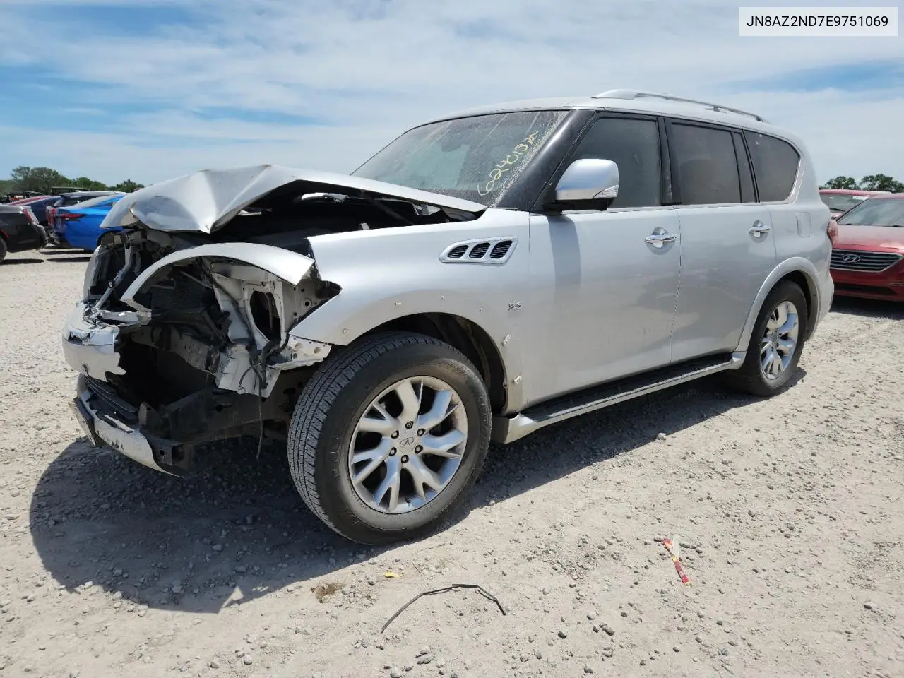 2014 Infiniti Qx80 VIN: JN8AZ2ND7E9751069 Lot: 62401375