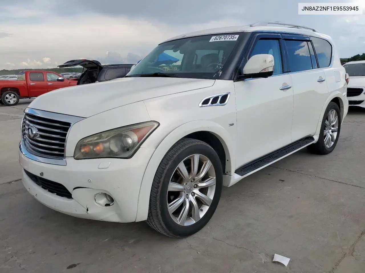 2014 Infiniti Qx80 VIN: JN8AZ2NF1E9553945 Lot: 62670735
