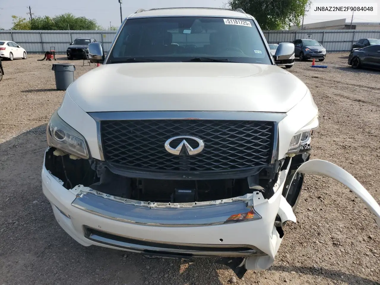 2015 Infiniti Qx80 VIN: JN8AZ2NE2F9084048 Lot: 51181725