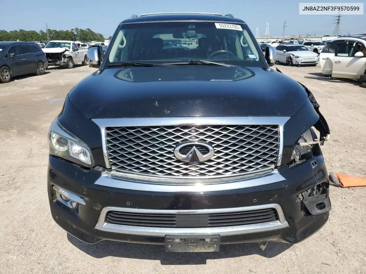 2015 Infiniti Qx80 VIN: JN8AZ2NF3F9570599 Lot: 55223705