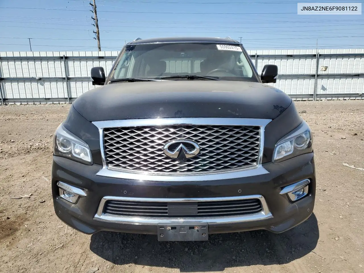 2015 Infiniti Qx80 VIN: JN8AZ2NE6F9081122 Lot: 55902415