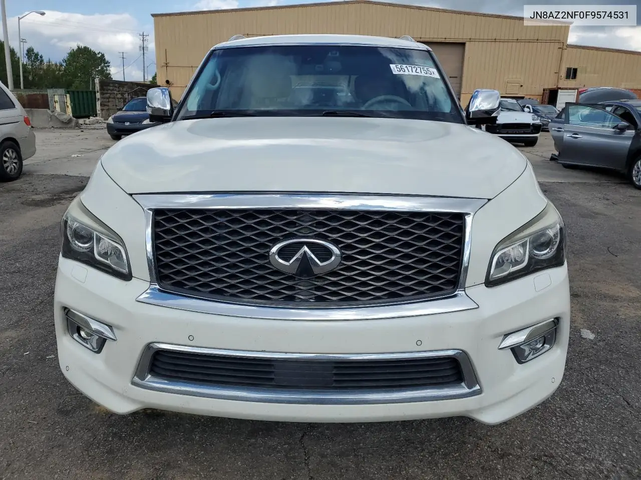 2015 Infiniti Qx80 VIN: JN8AZ2NF0F9574531 Lot: 56172755