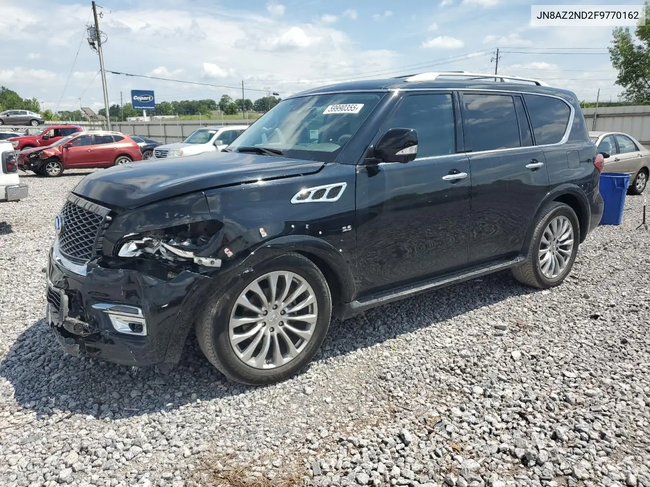 2015 Infiniti Qx80 VIN: JN8AZ2ND2F9770162 Lot: 59990355