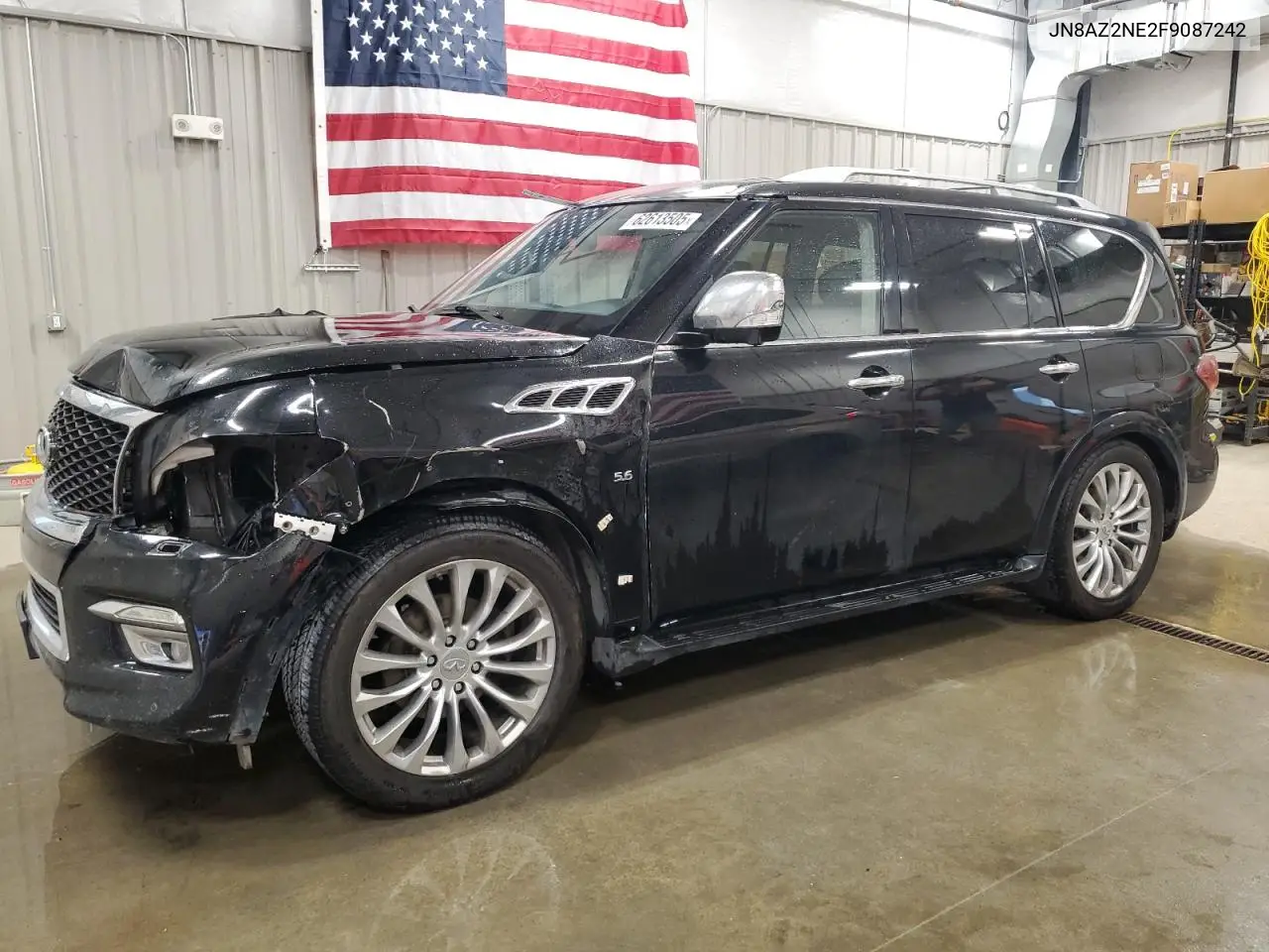 2015 Infiniti Qx80 VIN: JN8AZ2NE2F9087242 Lot: 62613505
