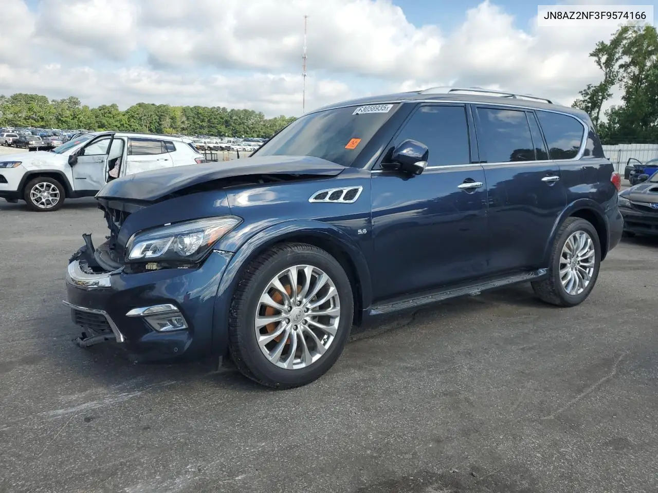 2015 Infiniti Qx80 VIN: JN8AZ2NF3F9574166 Lot: 63058935
