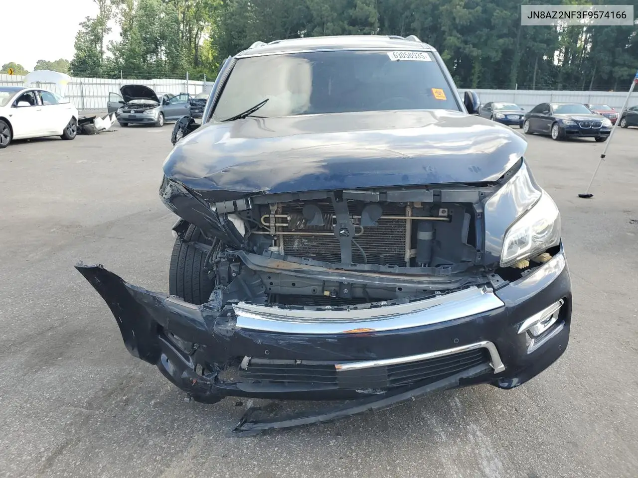 2015 Infiniti Qx80 VIN: JN8AZ2NF3F9574166 Lot: 63058935