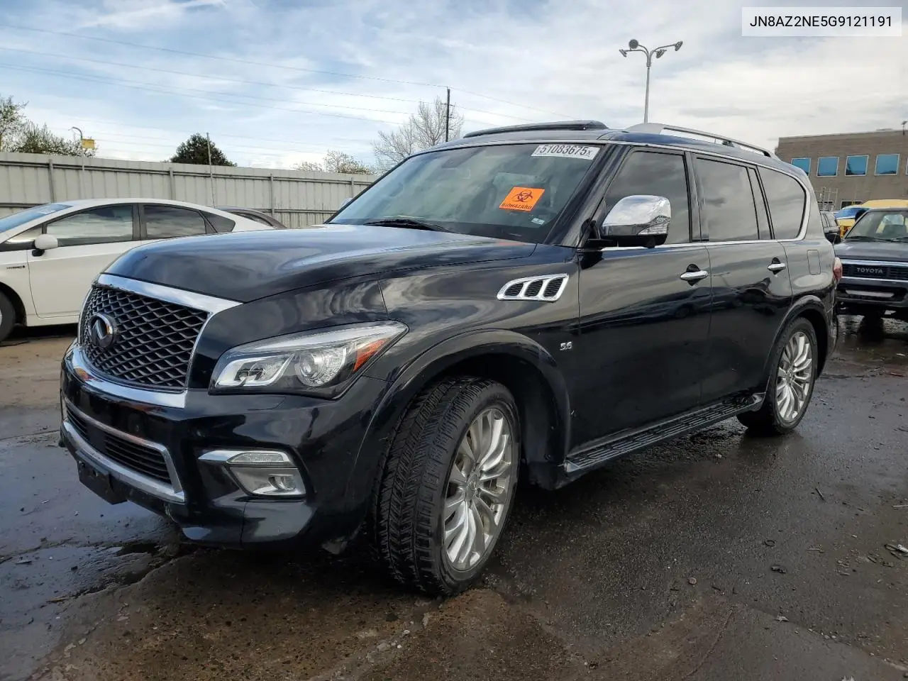 2016 Infiniti Qx80 VIN: JN8AZ2NE5G9121191 Lot: 51083675