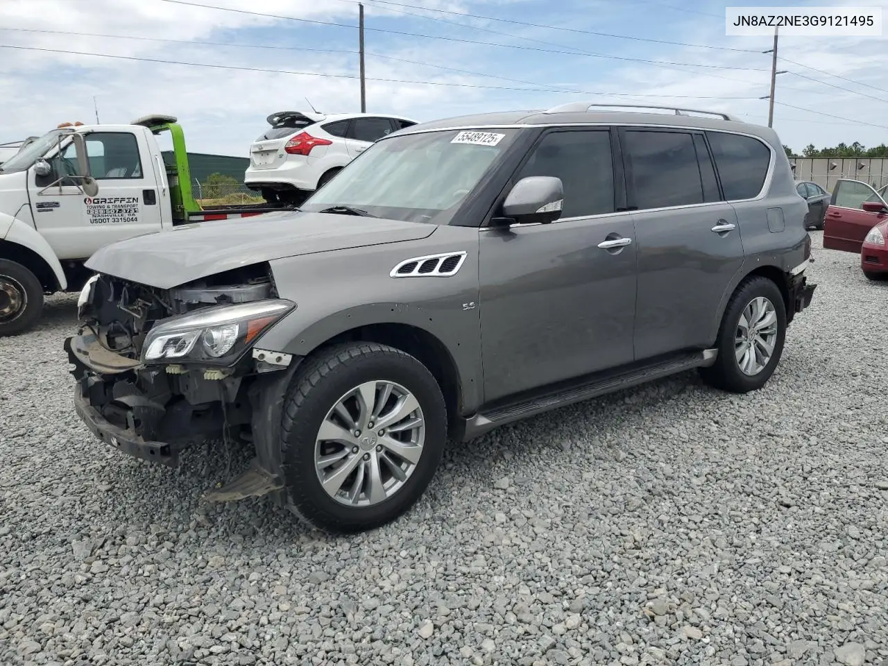 2016 Infiniti Qx80 VIN: JN8AZ2NE3G9121495 Lot: 55489125