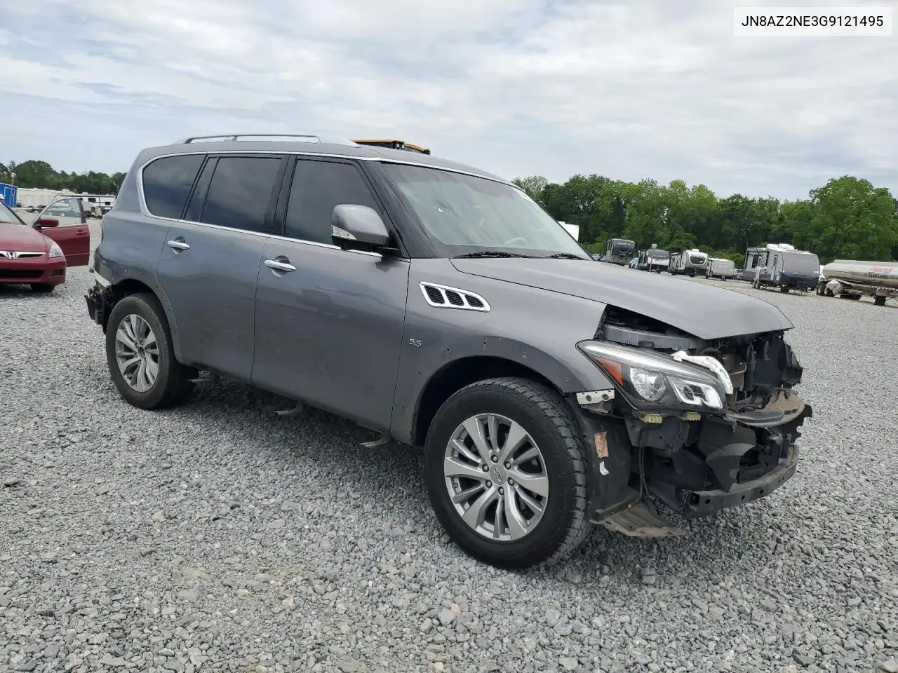 2016 Infiniti Qx80 VIN: JN8AZ2NE3G9121495 Lot: 55489125
