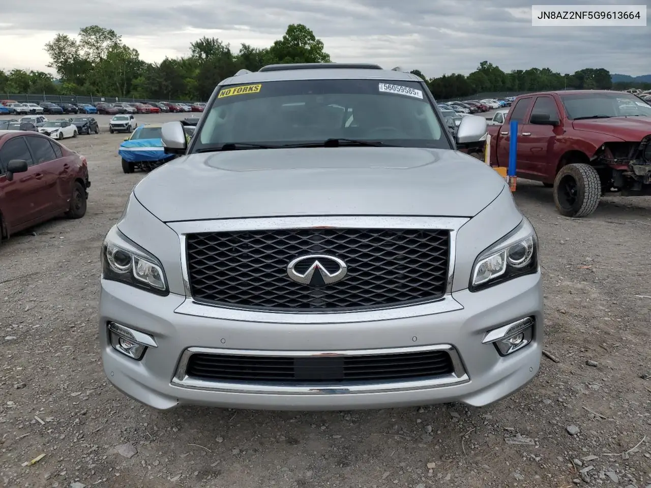 2016 Infiniti Qx80 VIN: JN8AZ2NF5G9613664 Lot: 56059585